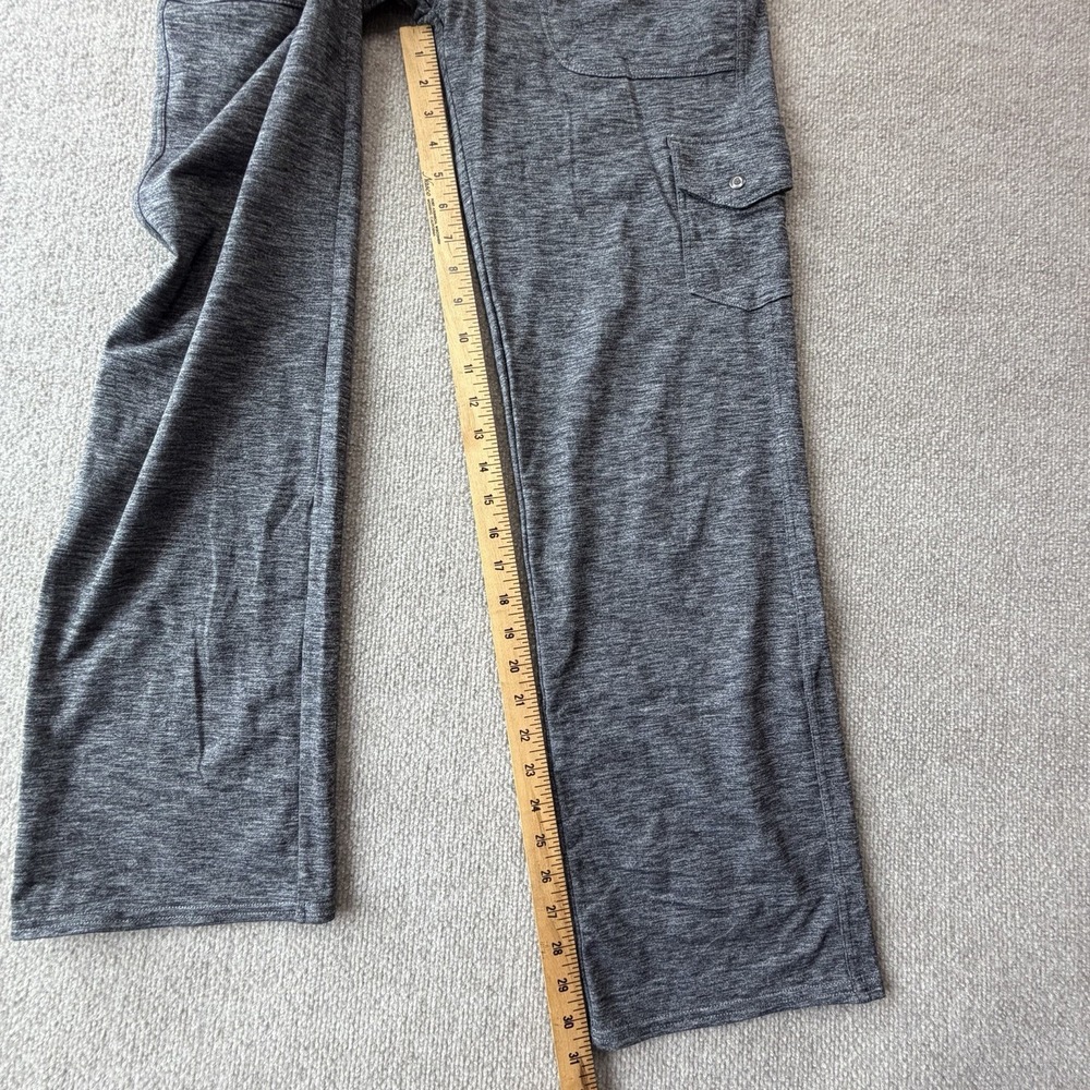 Kuhl Mova Relaxed Leg Pants Gray Heather Drawcord Womens Size 8 Athletic Cargo - Picture 3 of 9